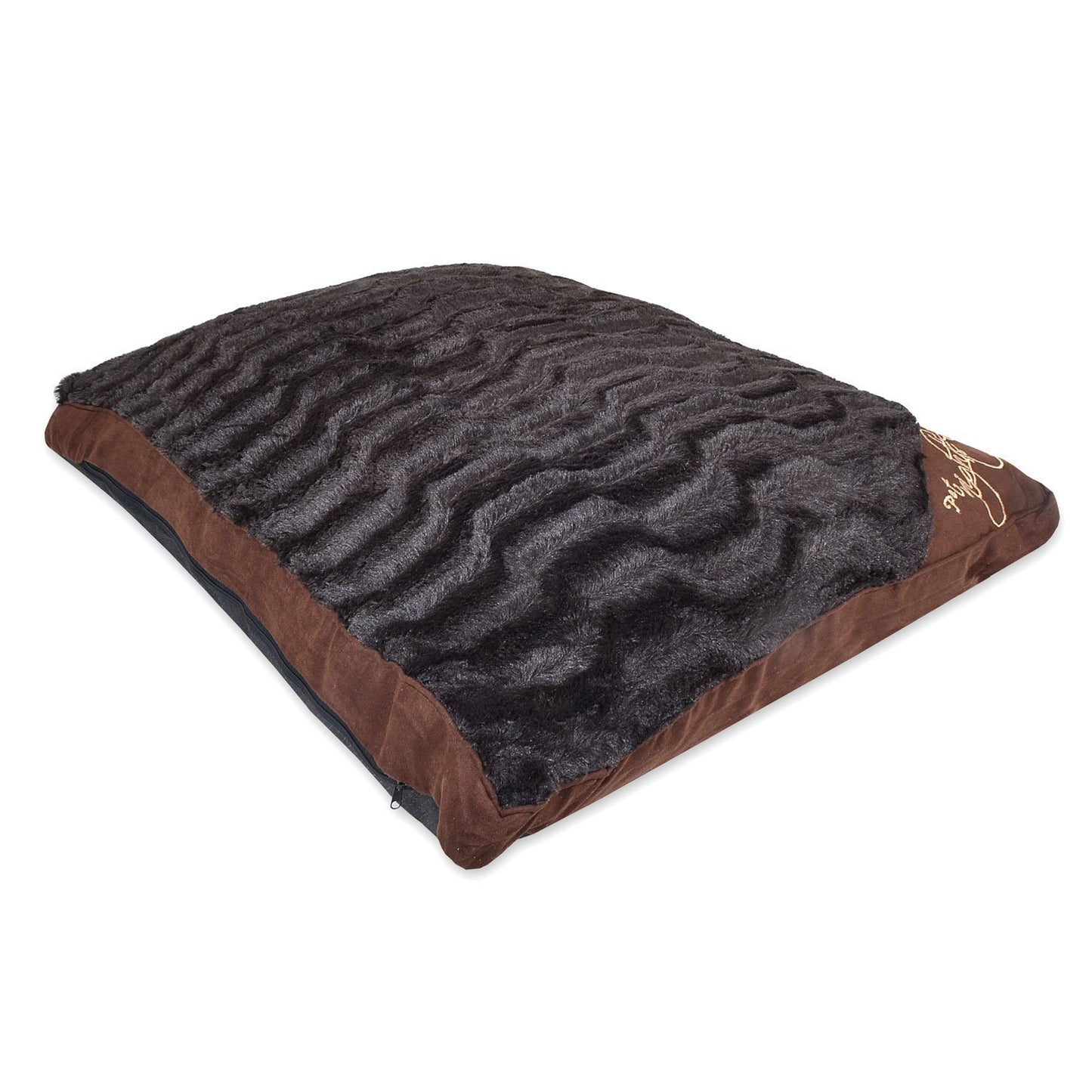 AmigoZone Large & Extra Large Fur Dog Bed Cushion Washable Zipped Mattress,
