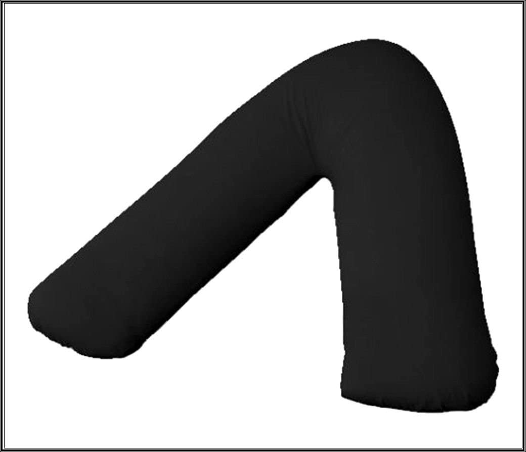 AmigoZone Plain Polycotton Back & Neck Support V Shaped Pillowcase