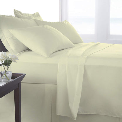 AmigoZone 400 Thread Count Egyptian Cotton Extra Deep 16" (40cm) Fitted Bed Sheet