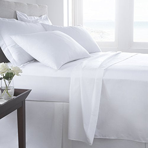 AmigoZone 400 Thread Count Egyptian Cotton Extra Deep 16" (40cm) Fitted Bed Sheet