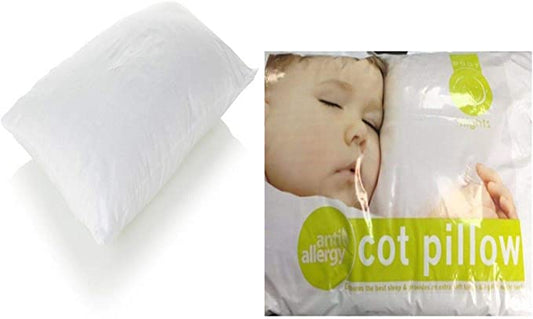 AmigoZone Pollycotton Cot Bed Pillow Only (Standard Cot Pillow)