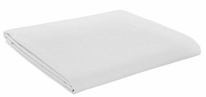 AmigoZone Cotton Percale Count Easy Care Polycotton Flat Sheets